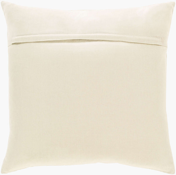 Surya Zulu Accent Pillow - Luxurious 18" X 18" Cotton Cushion For Elegant Home Décor And Style Beige Cotton,Cotton Zlu002-2020p