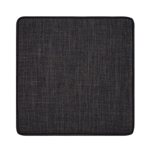 Homelegance By Top-Line Sumiko Linen X-Base Nailhead 17-inch Stool Grey Wood