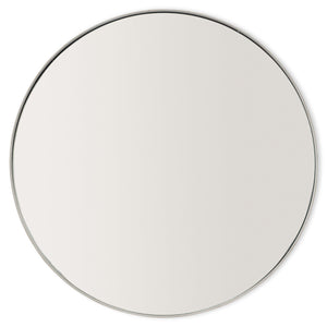 Bernhardt Bernhardt Oakley Mirror Gray Mist 44" Round Steel Frame — Mid-Century Modern 70S Revival Focal Point 303333