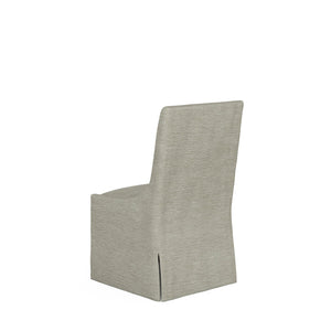 A.R.T. Furniture Stockyard Upholstered Side Chair - Smoked Ash Finish, Transitional Style With Elegant Fabric Design White Ash Solids,Foam,Fabric 284206-2303