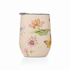 Lenox Butterfly Meadow Pink Stainless Steel Wine Tumbler Pink, PINK METAL 895749