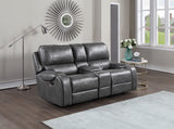 Steve Silver Keily Gray Manual Console Loveseat KE800CLG