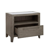 Scott Living Home Griffith Bachelor's Chest Gray with Light Wood Finish P367DJ123 Pulaski Furniture