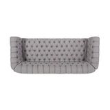 Christopher Knight Home® - Noble House - Barneyville Traditional Chesterfield Sofa With Tufted Cushions