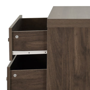 English Elm Christopher Knight Home® - NORDIC Walnut 4-Drawer Chest with Faux Wood MDF & Rubberwood Legs — Durable, Stylish Storage, 31" W 71145.00WALN