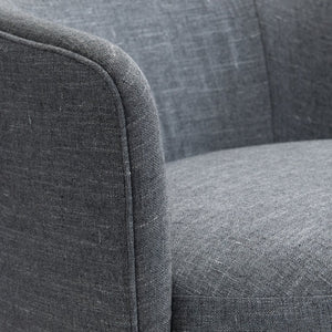 Bernhardt Bernhardt Astrid Swivel Club Chair with Shelter Arms and Tailored Welt Fabric Upholstery L193SO
