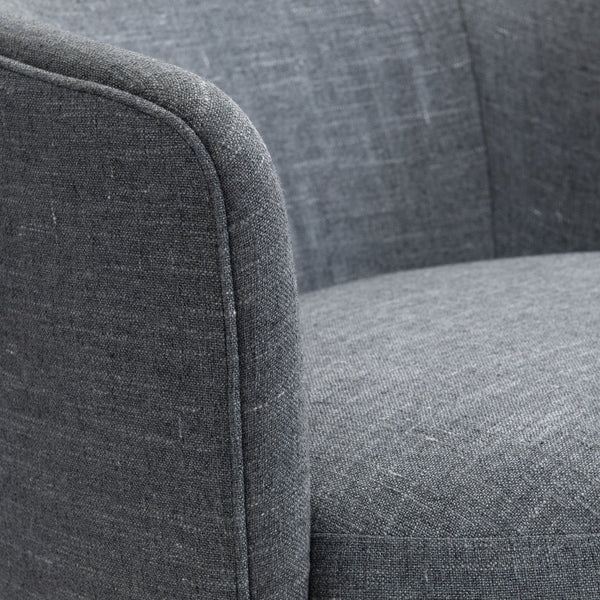 Bernhardt Bernhardt Astrid Swivel Club Chair with Shelter Arms and Tailored Welt Fabric Upholstery L193SO