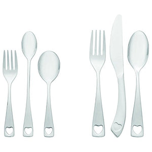 Lenox Oneida Little Love 6 Piece Fine Flatware Progress Set Metallic, STAINLESS METAL F062006AL20