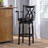 Christopher Knight Home® - Noble House - Eclipse Armed Swivel Barstool