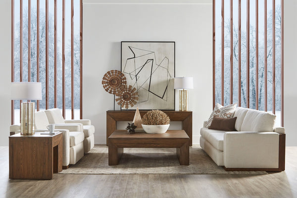 A.R.T. Furniture Turner Sofa - Elegant Transitional Design In Rich Brown Finish For Timeless Living Room Comfort White  778501-5335