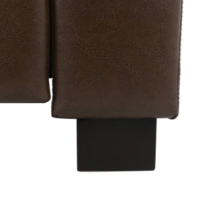 English Elm Christopher Knight Home® - RECLINER ergonomic PU leather lounge chair with plush padding and supportive design for home comfort and style Dark Brown 71978.00PUDBRN