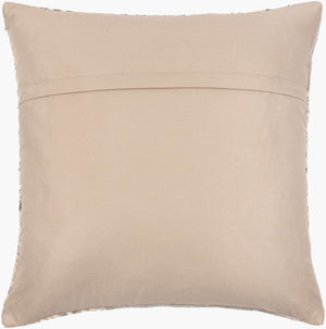 Surya Zander Rustic 20" Accent Pillow Kit - Create Unique Home Decor With Leather & Cotton Components Medium Gray Hair On Hide,Polyester,Cotton Znd006-2020