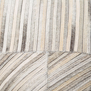 Surya Zander Rustic 20" Accent Pillow Kit - Create Unique Home Decor With Leather & Cotton Components Medium Gray Hair On Hide,Polyester,Cotton Znd006-2020