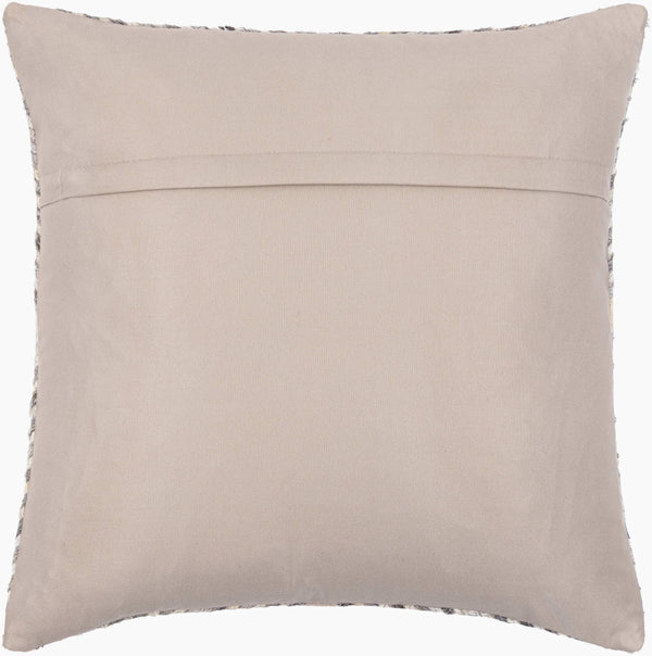 Surya Zander Rustic 20" Accent Pillow Kit - Create Unique Home Decor With Leather & Cotton Components Medium Gray Leather,Polyester,Cotton Znd007-2020p
