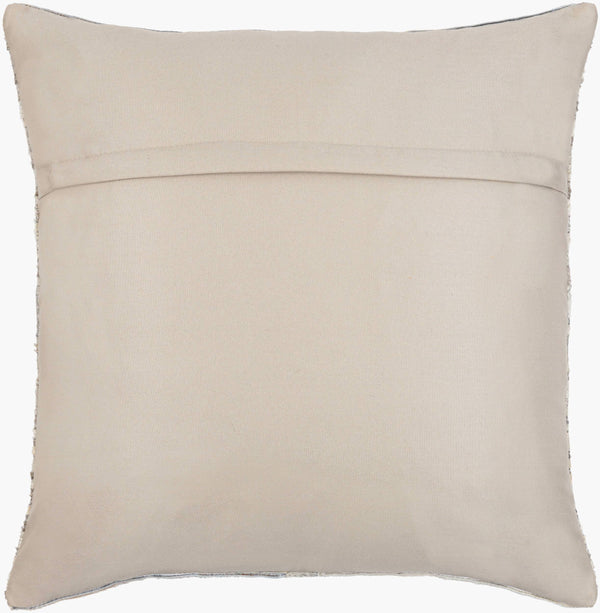 Surya Zander Rustic 20" Accent Pillow Kit - Create Unique Home Decor With Leather & Cotton Components Gray Leather,Polyester,Cotton Znd008-2020