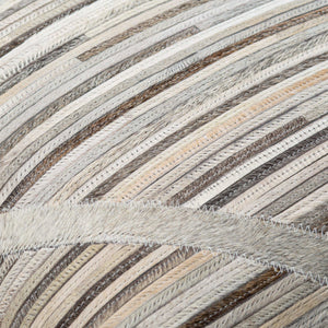 Surya Zander Rustic 20" Accent Pillow Kit - Create Unique Home Decor With Leather & Cotton Components Gray Leather,Polyester,Cotton Znd008-2020