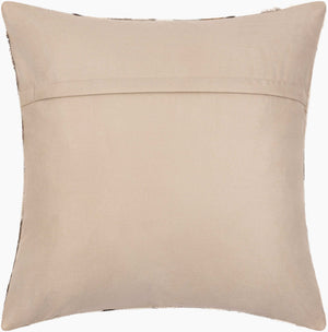 Surya Zander Rustic 20" Accent Pillow Kit - Create Unique Home Decor With Leather & Cotton Components Charcoal Leather,Polyester,Cotton Znd009-2020d