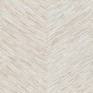 Surya Zander Glam Modern 2' X 3' Handmade Rug - Luxurious Hair On Hide, Low Maintenance & Elegant Design Cream Hair On Hide Znd1001-23