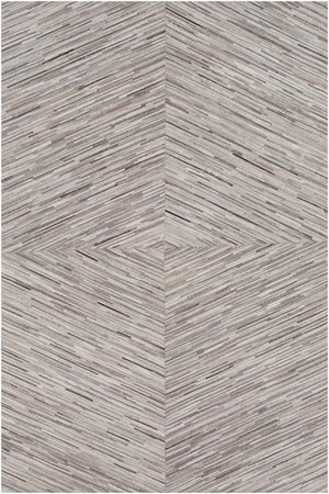 Surya Zander Glam Modern 2' X 3' Handmade Rug - Luxurious Hair On Hide, Low Maintenance & Elegant Design Cream Hair On Hide Znd1003-23