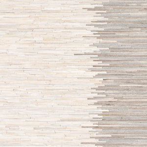 Surya Zander Glam Modern 2' X 3' Handmade Rug - Luxurious Hair On Hide, Low Maintenance & Elegant Design Ivory Hair On Hide Znd1004-23