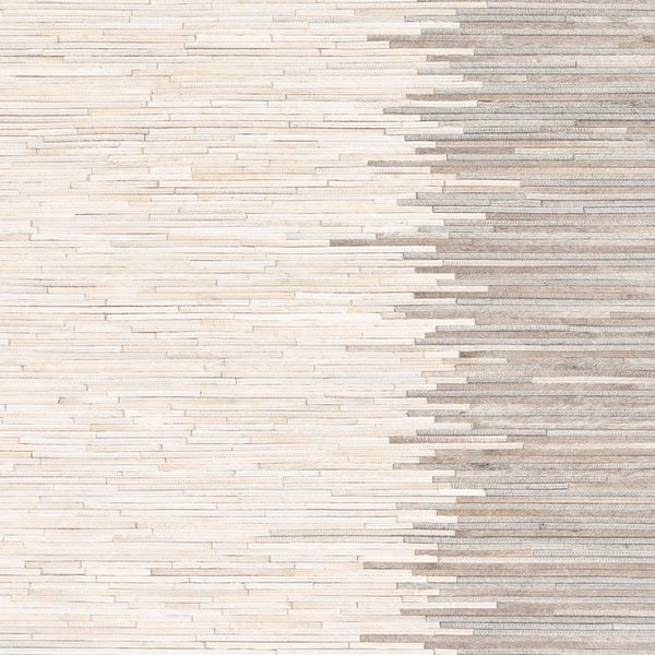 Surya Zander Glam Modern 2' X 3' Handmade Rug - Luxurious Hair On Hide, Low Maintenance & Elegant Design Ivory Hair On Hide Znd1004-23