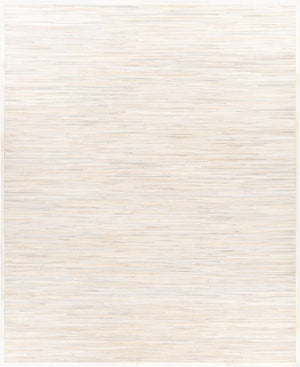 Surya Zander Glam Modern 2' X 3' Handmade Rug - Luxurious Hair On Hide, Low Maintenance & Elegant Design White Hair On Hide Znd1006-23