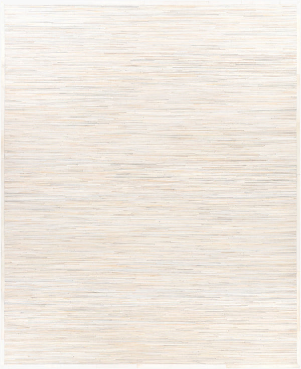 Surya Zander Glam Modern 2' X 3' Handmade Rug - Luxurious Hair On Hide, Low Maintenance & Elegant Design White Hair On Hide Znd1006-23