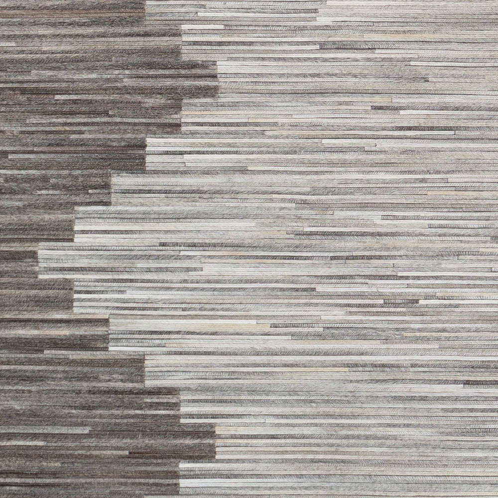 Surya Zander Glam Modern 2' X 3' Handmade Rug - Luxurious Hair On Hide, Low Maintenance & Elegant Design Silver Gray Hair On Hide Znd1007-58