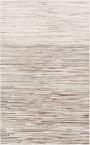 Surya Zander Glam Modern 2' X 3' Handmade Rug - Luxurious Hair On Hide, Low Maintenance & Elegant Design Dark Brown Hair On Hide Znd1009-58