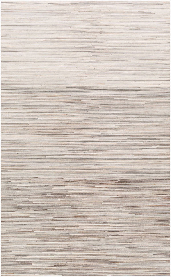 Surya Zander Glam Modern 2' X 3' Handmade Rug - Luxurious Hair On Hide, Low Maintenance & Elegant Design Dark Brown Hair On Hide Znd1009-58