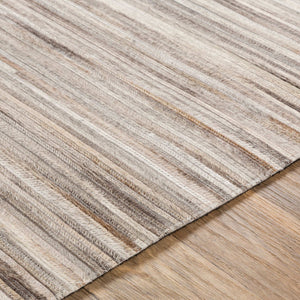 Surya Zander Glam Modern 2' X 3' Handmade Rug - Luxurious Hair On Hide, Low Maintenance & Elegant Design Dark Brown Hair On Hide Znd1009-58