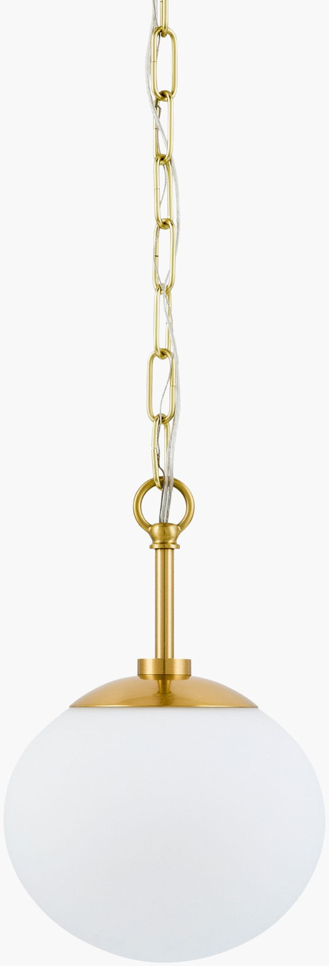 Livabliss Zariene Arts and Crafts Iron Pendant Light with Art Glass Shade for Dining Rooms ZNE-002