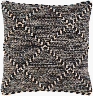Livabliss Yindi Global-inspired 22" Accent Pillow – Elegant Home Decor With Durable Woven Construction Black,Wheat Cotton,Cotton Znf001-2020