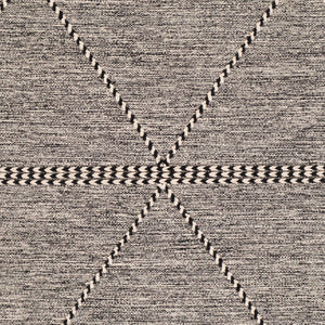 Livabliss Yindi Global-inspired 22" Accent Pillow – Elegant Home Decor With Durable Woven Construction Black,Cream Cotton Znf2301-810