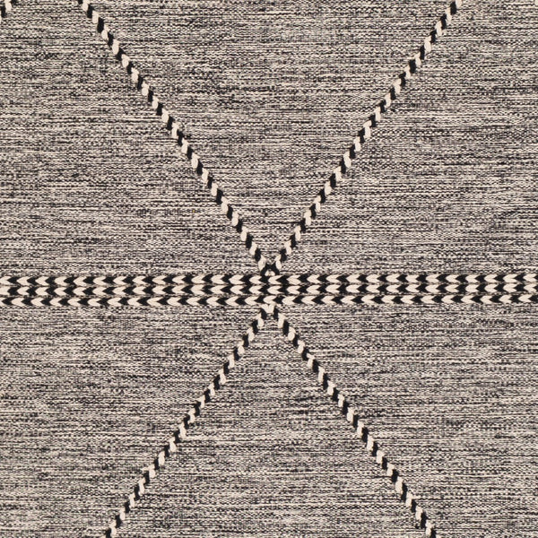 Livabliss Yindi Global-inspired 22" Accent Pillow – Elegant Home Decor With Durable Woven Construction Black,Cream Cotton Znf2301-810