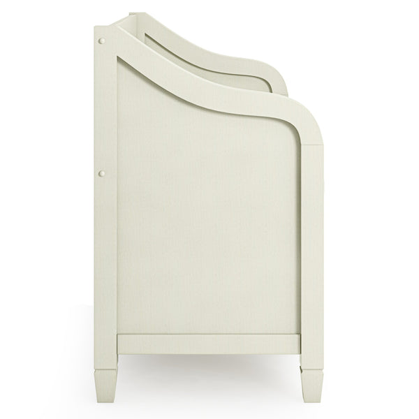 English Elm Connaught Entryway Storage Bench - Handcrafted Antique White Charm With Smart Storage & Seating B136P158532