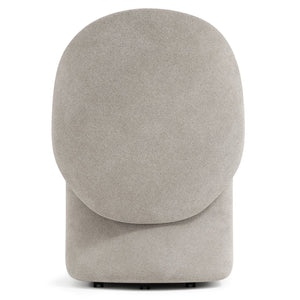 Bernhardt Bernhardt Monolith Upholstered Side Chair With Floating Curved Back, Performance Fabric, Casters 343540