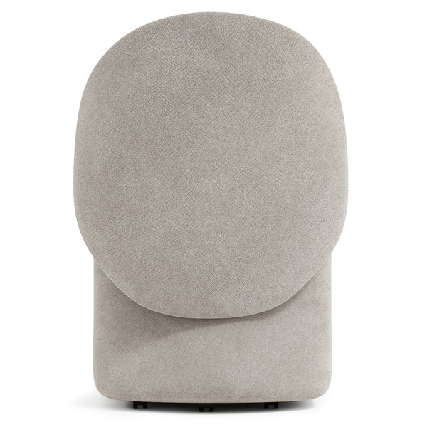Bernhardt Bernhardt Monolith Upholstered Side Chair With Floating Curved Back, Performance Fabric, Casters 343540