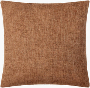 Livabliss Yindi Global-inspired 22" Accent Pillow – Elegant Home Decor With Durable Woven Construction Chestnut,Caramel,Tawny Polyester,Polyester Znr005-1818