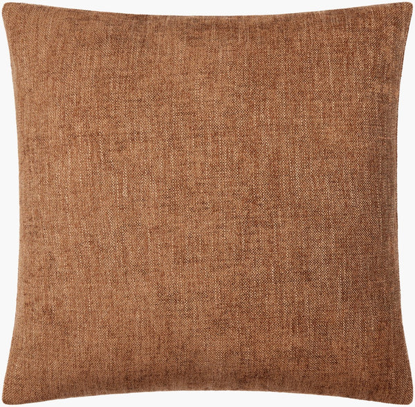 Livabliss Yindi Global-inspired 22" Accent Pillow – Elegant Home Decor With Durable Woven Construction Chestnut,Caramel,Tawny Polyester,Polyester Znr005-1818