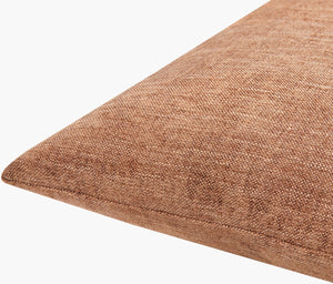 Livabliss Yindi Global-inspired 22" Accent Pillow – Elegant Home Decor With Durable Woven Construction Chestnut,Caramel,Tawny Polyester,Polyester Znr005-1818