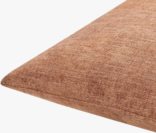 Livabliss Yindi Global-inspired 22" Accent Pillow – Elegant Home Decor With Durable Woven Construction Chestnut,Caramel,Tawny Polyester,Polyester Znr005-1818