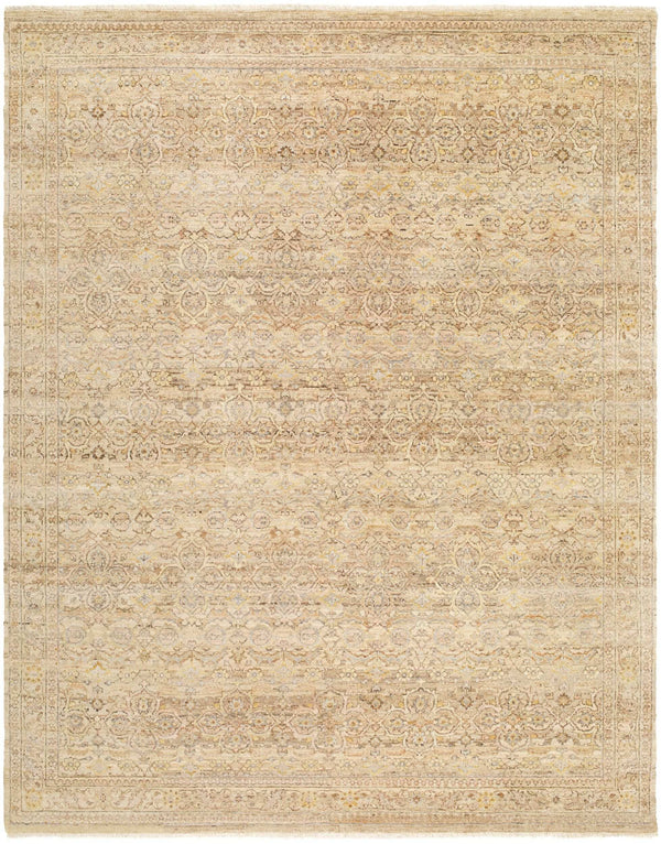Surya Zeenat 10' X 14' Hand-knotted Wool Rug - Timeless Elegance, Softness & Durability From India! Sandstone Wool Znt2301-912