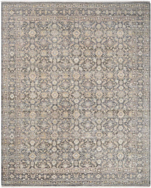 Surya Zeenat 10' X 14' Hand-knotted Wool Rug - Timeless Elegance, Softness & Durability From India! Taupe Wool Znt2303-23