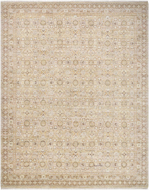 Surya Zeenat 10' X 14' Hand-knotted Wool Rug - Timeless Elegance, Softness & Durability From India! Beige Wool Znt2305-912