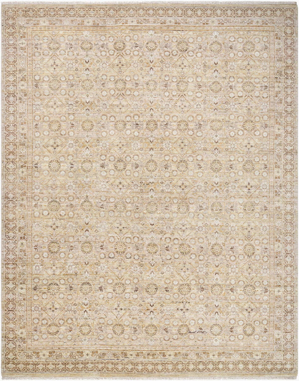 Surya Zeenat 10' X 14' Hand-knotted Wool Rug - Timeless Elegance, Softness & Durability From India! Beige Wool Znt2305-912