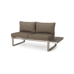 English Elm Christopher Knight Home® - Sterling Khaki Right Arm Sofa Seater - Stylish, Durable & Comfortable For Modern Living Spaces 68035.00GRY