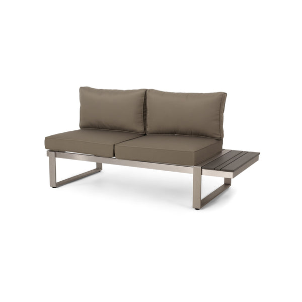 English Elm Christopher Knight Home® - Sterling Khaki Right Arm Sofa Seater - Stylish, Durable & Comfortable For Modern Living Spaces 68035.00GRY