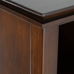 English Elm Artisan 12-Cube Storage Unit In Russet Brown - Handcrafted Solid Wood With Stylish Versatility B136P159474
