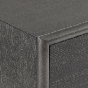 Bernhardt Bernhardt Outline Console Table Kohl Finish — 68" Wire‑Brushed Oak Top, Textured Steel Base, Modern Elegance 360920